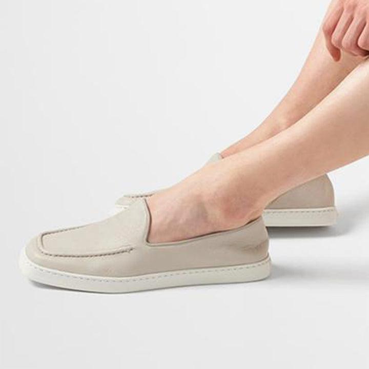 Casual Flats Loafers Calf Leather Comfy Shoes - ARNO CONTI