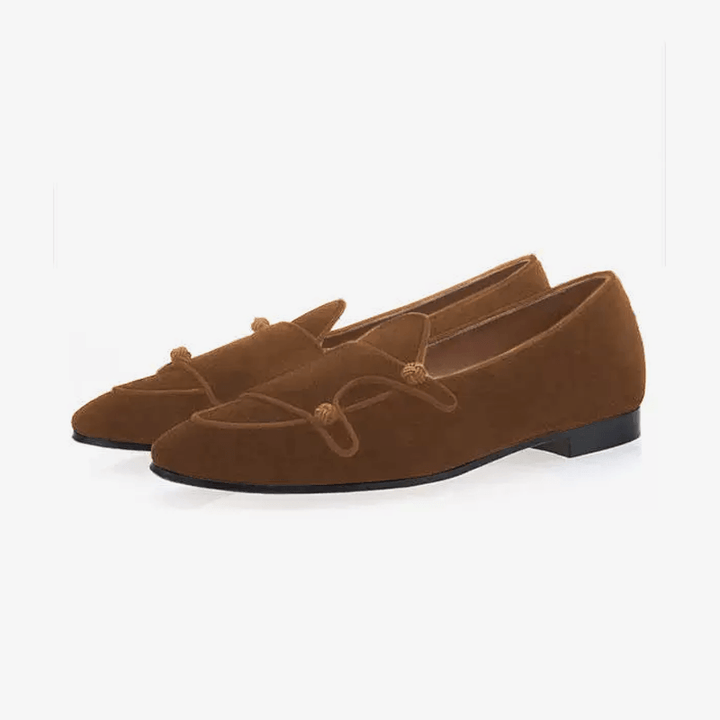 Suede Monk Strap Loafers - ARNO CONTI
