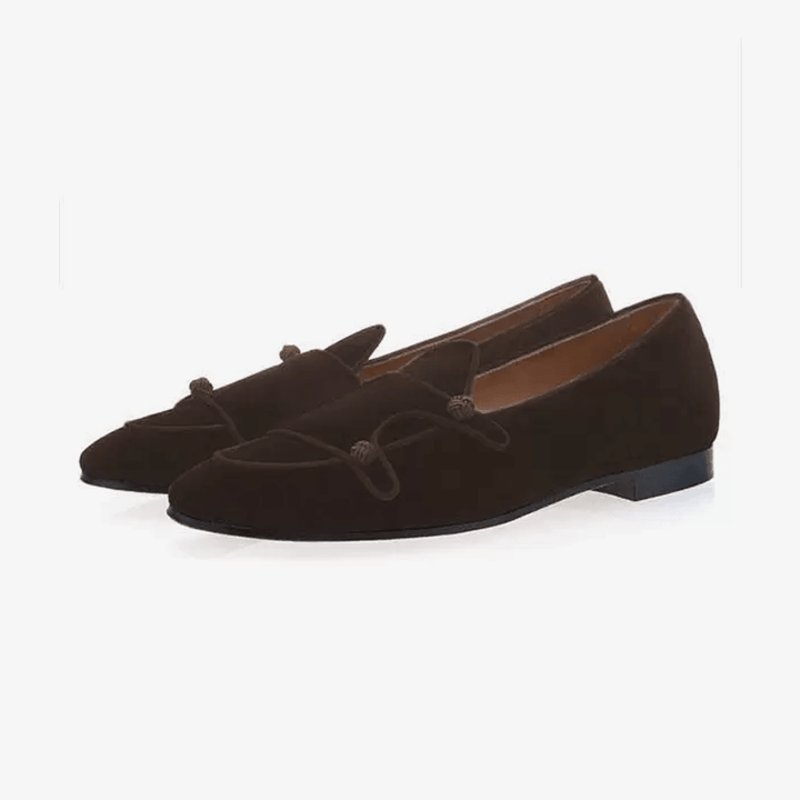 Suede Monk Strap Loafers - ARNO CONTI