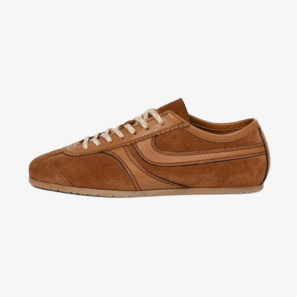 Rich Brown Suede Sneakers