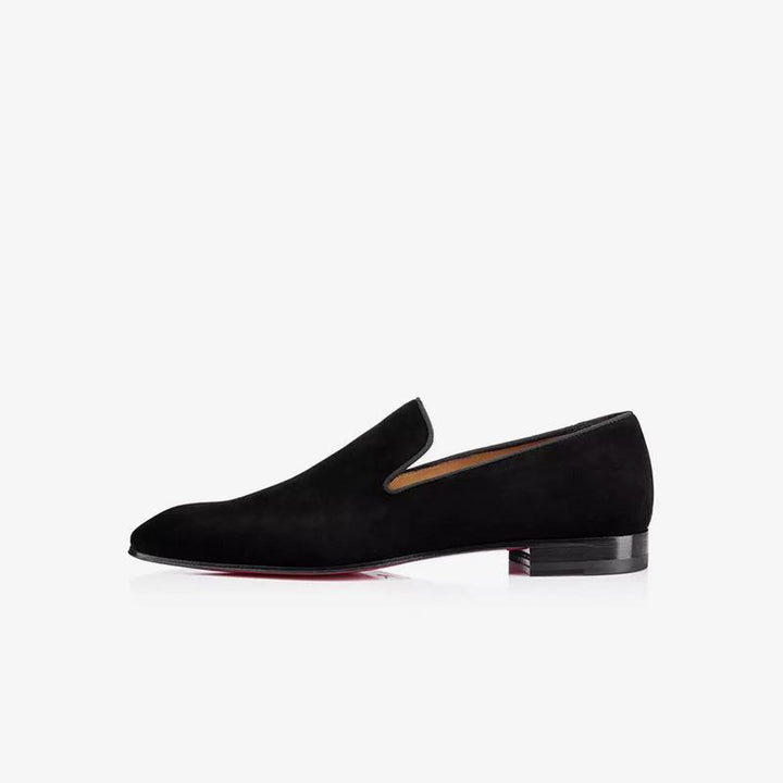 Square Toe Suede Leather Loafer - ARNO CONTI