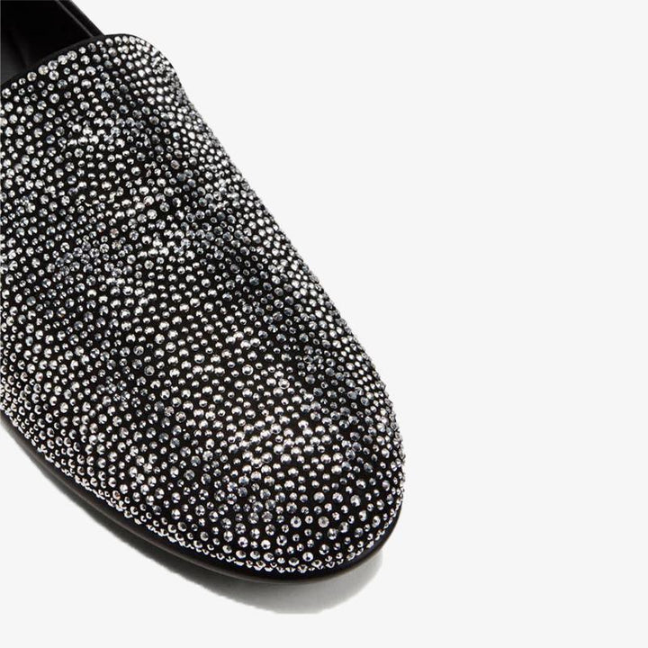 Dazzling Crystal Loafers - ARNO CONTI