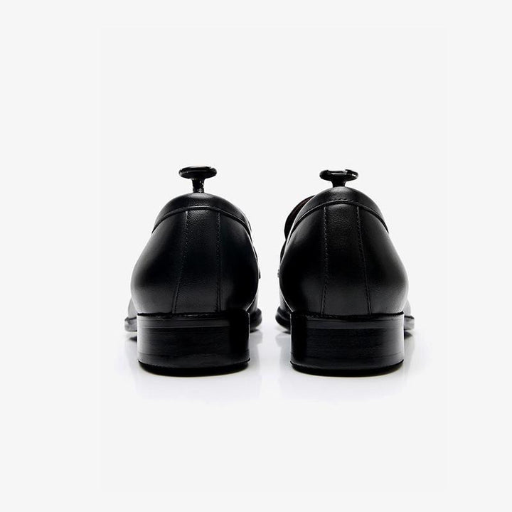Black Round Toe Loafers - ARNO CONTI