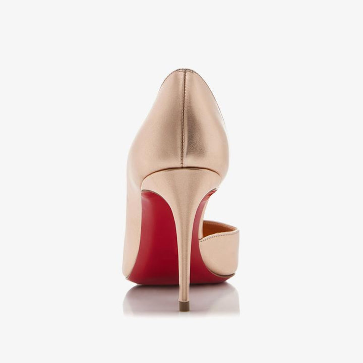 Elegant Golden Metallic Leather Pump - ARNO CONTI