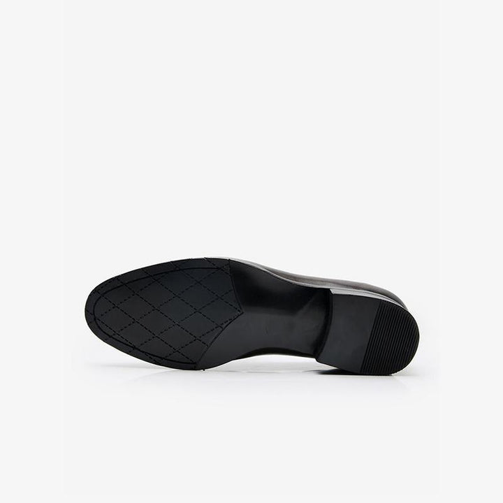 Cowhide Slip-On Loafers with Tassel Detail - ARNO CONTI
