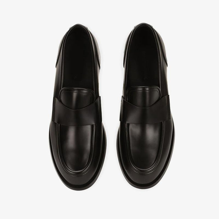 Mens Low Top Calf Penny Loafers Shoes - ARNO CONTI