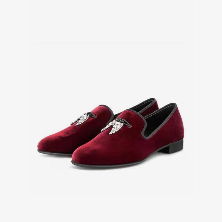 Loafers with Metallic Insect Accents - ARNO CONTI