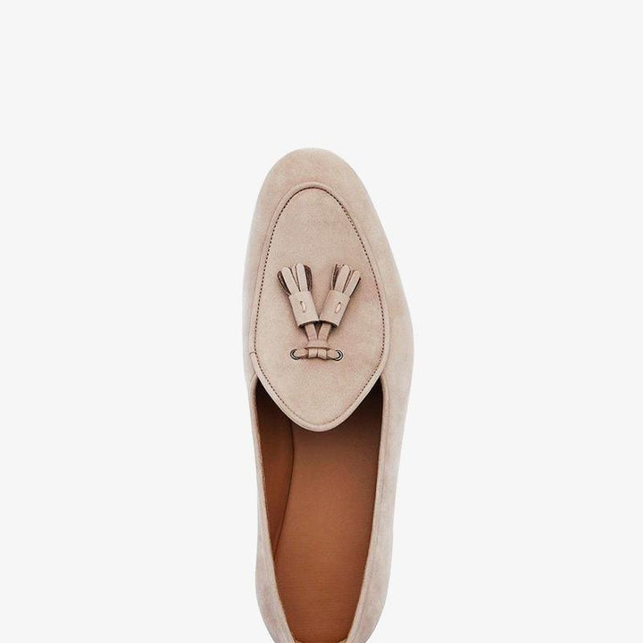Tassel Loafers in Apricot - ARNO CONTI