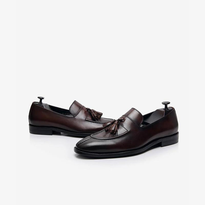 Mens Loafer Cowhide Tassel - ARNO CONTI