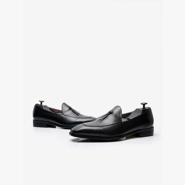 Cowhide Slip-On Loafer Shoes - ARNO CONTI