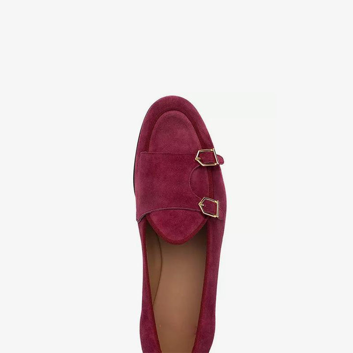 Suede Monk Strap Loafers - ARNO CONTI