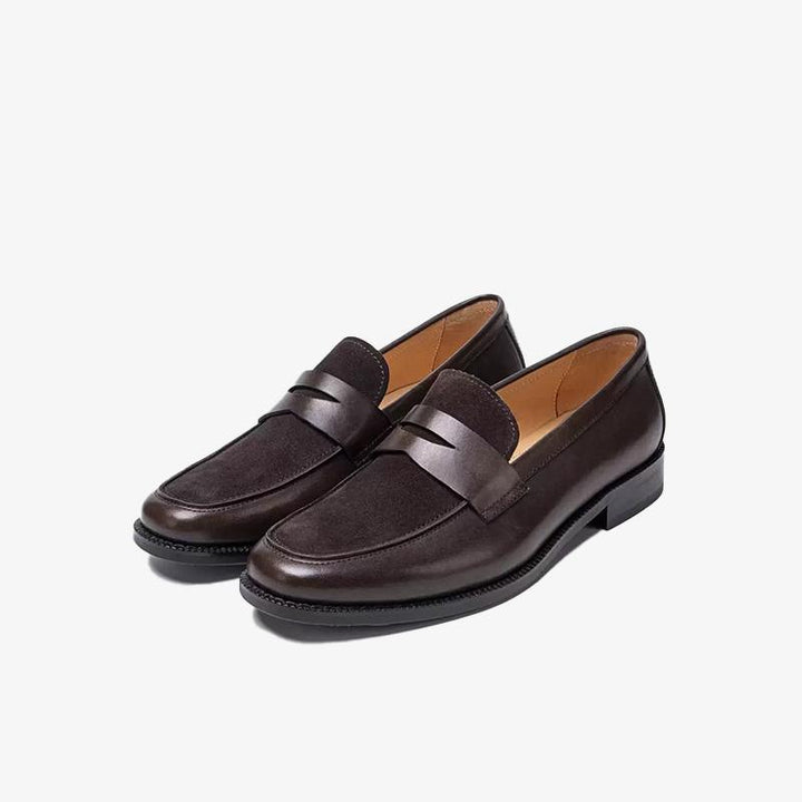 Sophisticated Leather Penny Loafers - ARNO CONTI