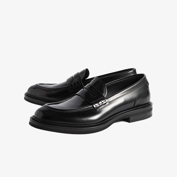 Men Penny Slip-On Loafers Calf Leather - ARNO CONTI
