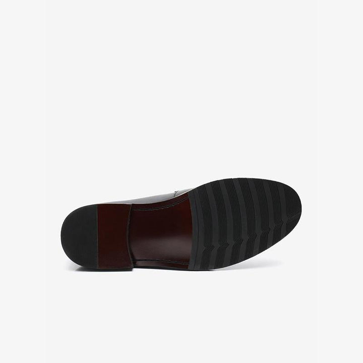 Elegant Suede Loafers with Decorative Straps - ARNO CONTI