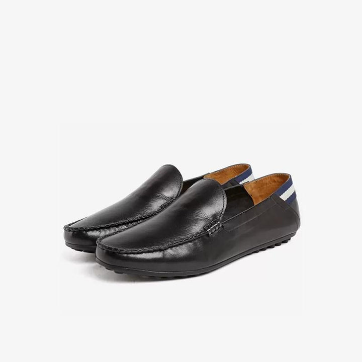 Cowhide Slip-On Round Toe Loafer - ARNO CONTI