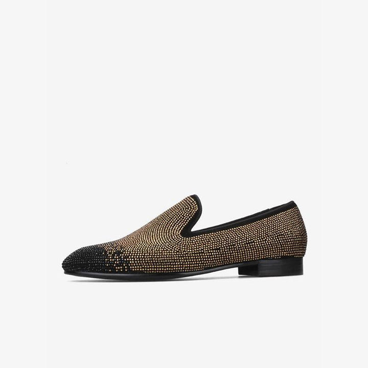 Loafer Black& Silver Crystal Rhinestones - ARNO CONTI