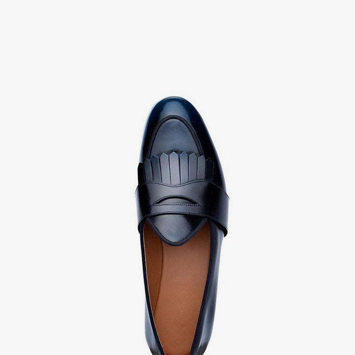 Refined Leather Penny Loafers - ARNO CONTI