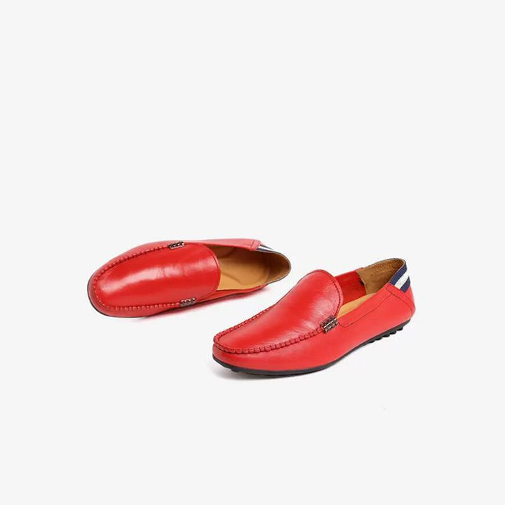 Cowhide Slip-On Round Toe Loafer - ARNO CONTI