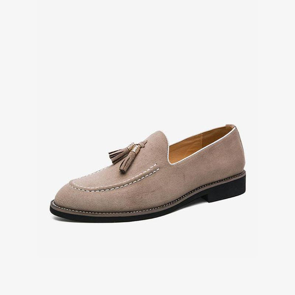 Elegant Suede Tassel Loafers - ARNO CONTI
