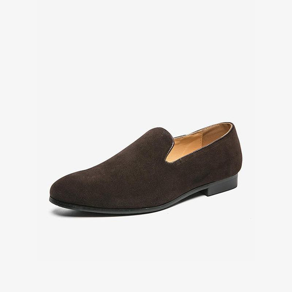 Sophisticated Forest Velvet Loafers - ARNO CONTI