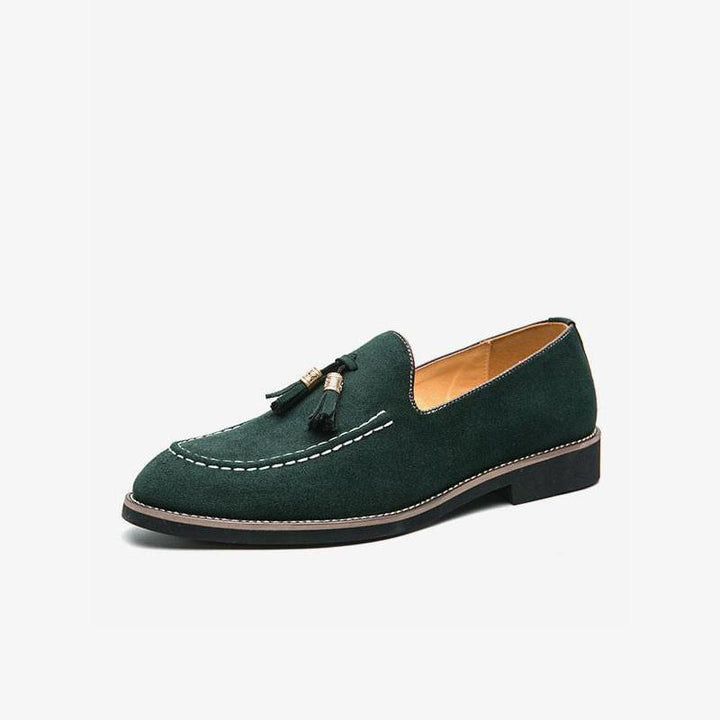 Elegant Suede Tassel Loafers - ARNO CONTI