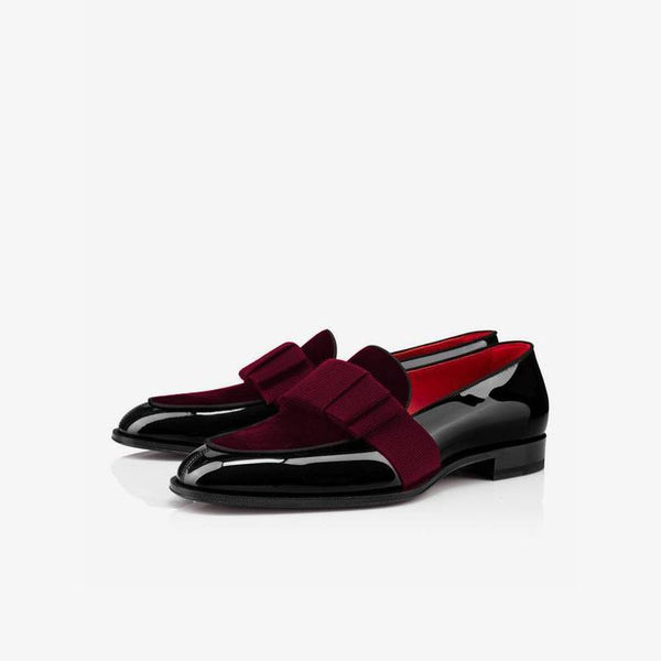 Leather Bows Artwork Mens Loafer - ARNO CONTI