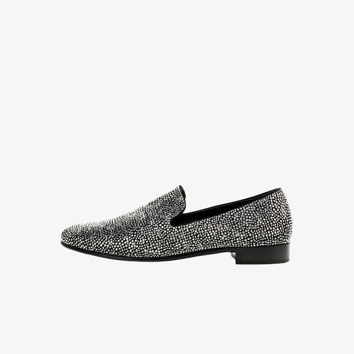 Dazzling Crystal Loafers - ARNO CONTI