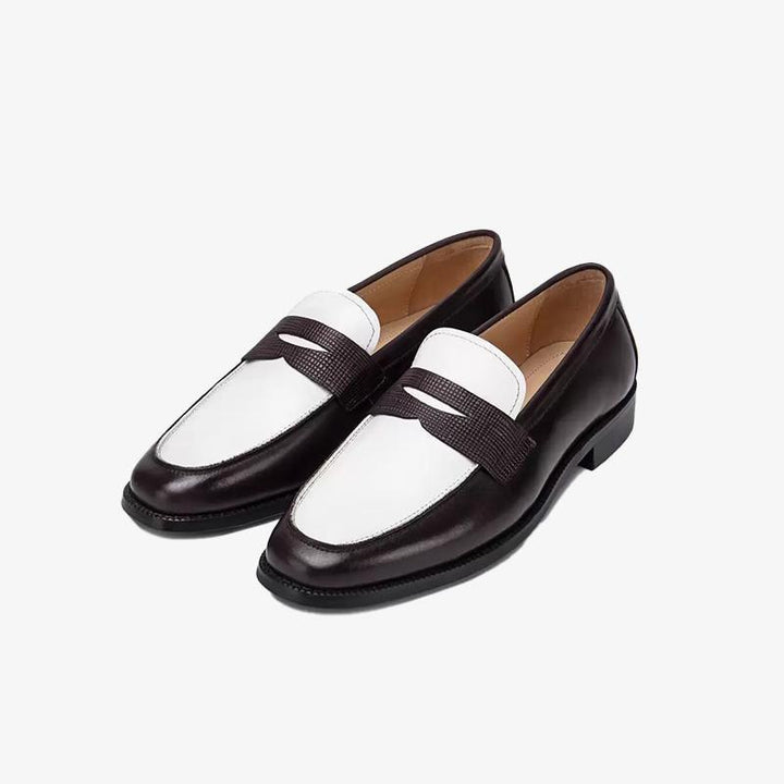 Sophisticated Leather Penny Loafers - ARNO CONTI