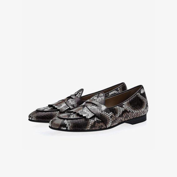 Refined Leather Penny Loafers - ARNO CONTI