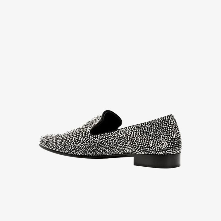 Dazzling Crystal Loafers - ARNO CONTI