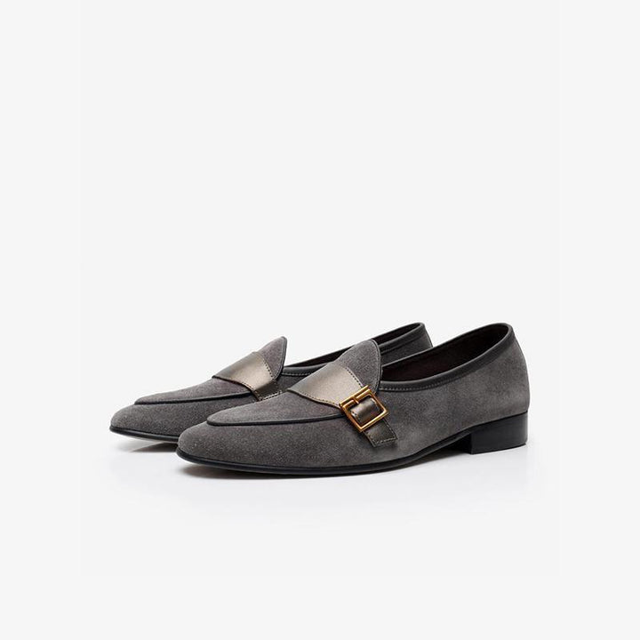 Men's Cowhide Slip-On Loafer Prom Wedding Shoes - ARNO CONTI