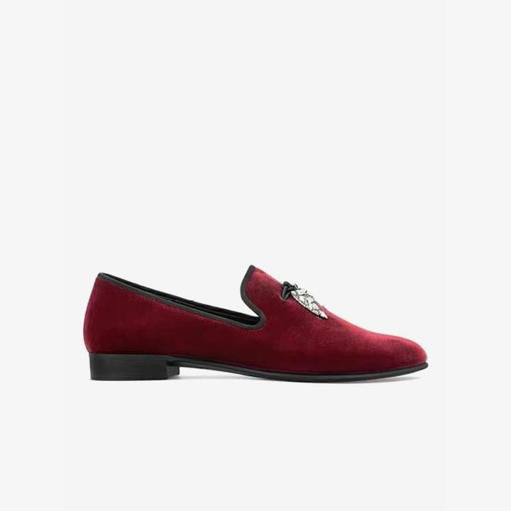 Loafers with Metallic Insect Accents - ARNO CONTI