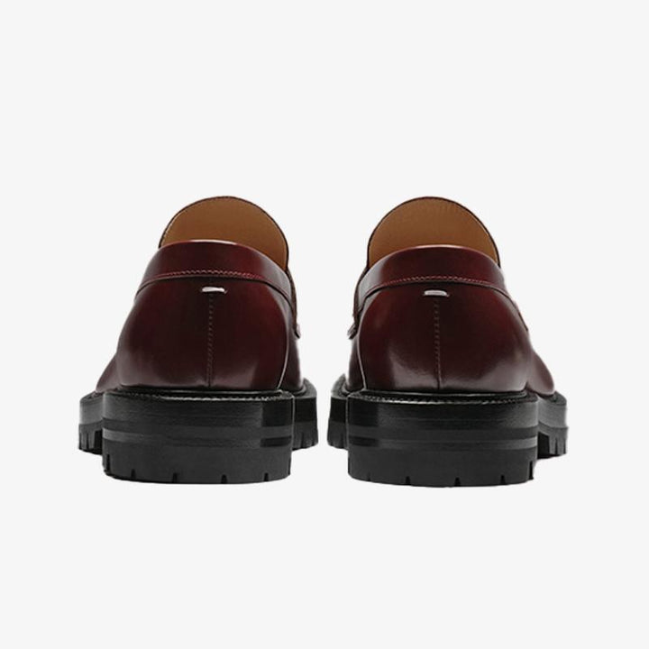 Brushed Split-Toe Chunky Loafers - ARNO CONTI