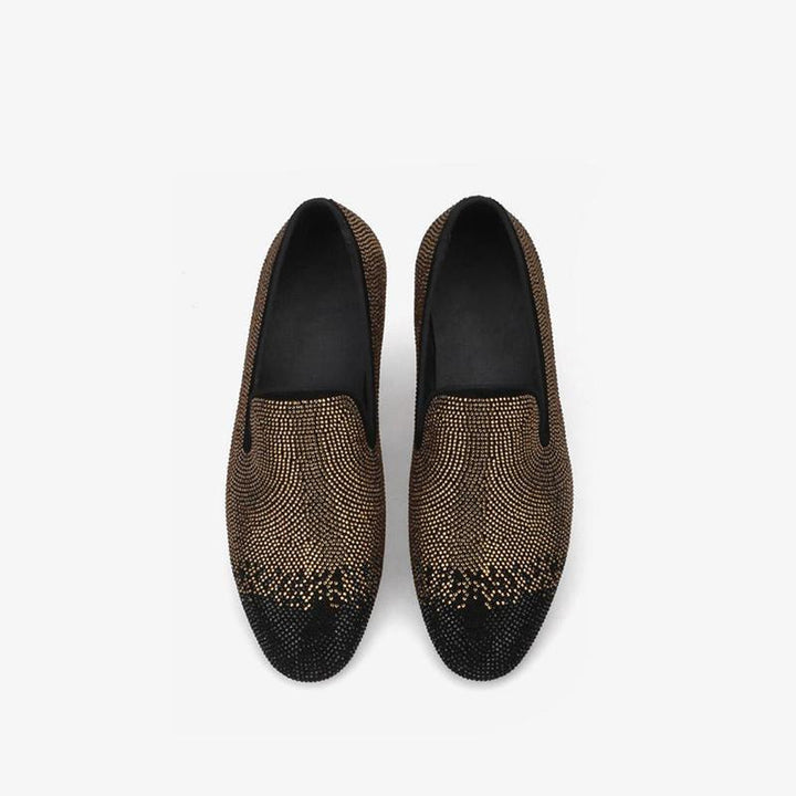 Loafer Black& Silver Crystal Rhinestones - ARNO CONTI