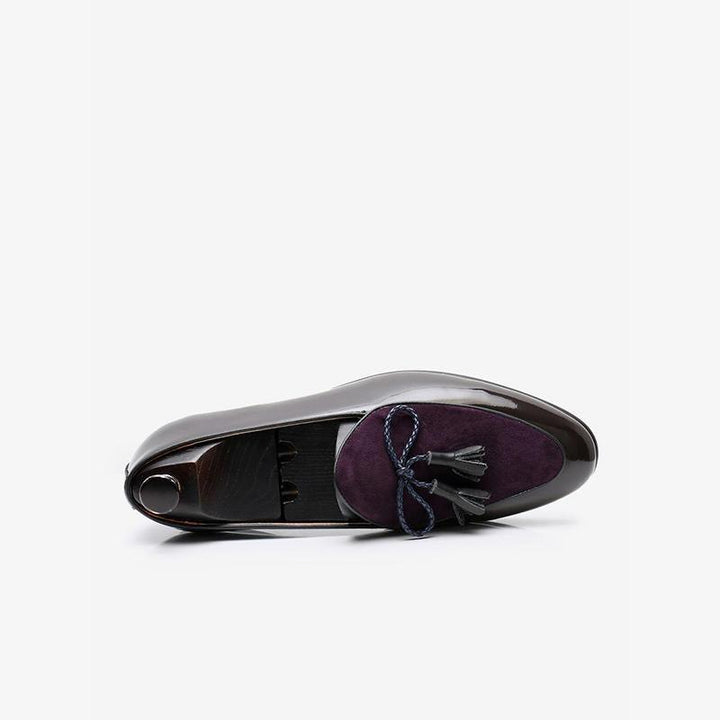 Patent Leather Tassel Loafers - ARNO CONTI