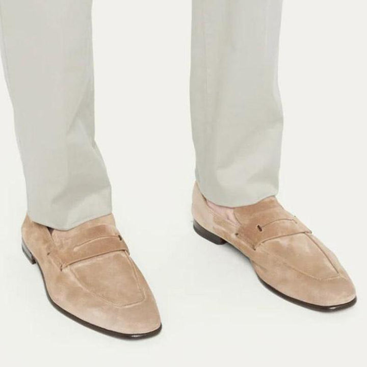 Penny Loafers with Keeper Strap - ARNO CONTI
