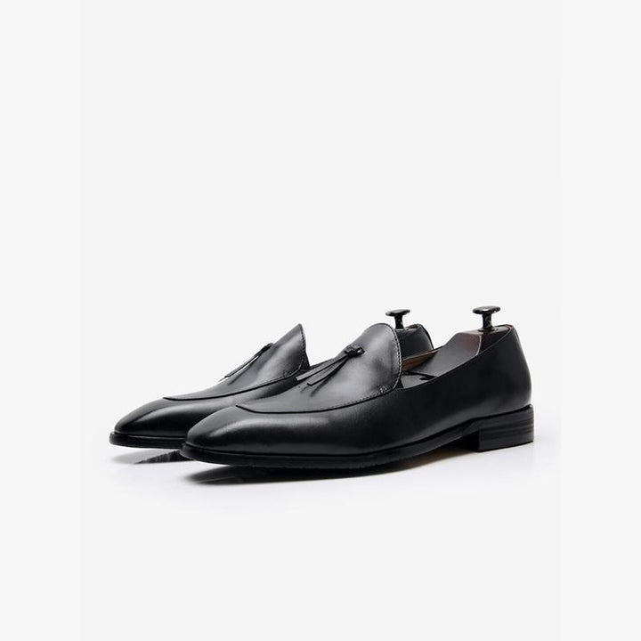 Cowhide Slip-On Loafer Shoes - ARNO CONTI