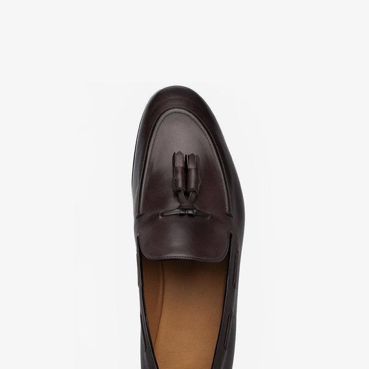 Refined Leather Tassel Loafers - ARNO CONTI