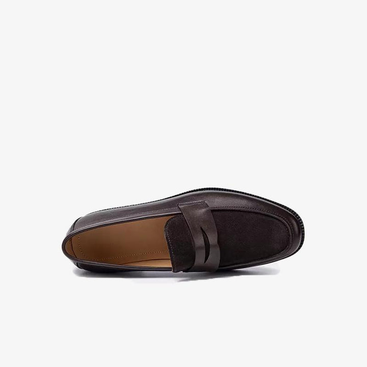 Sophisticated Leather Penny Loafers - ARNO CONTI