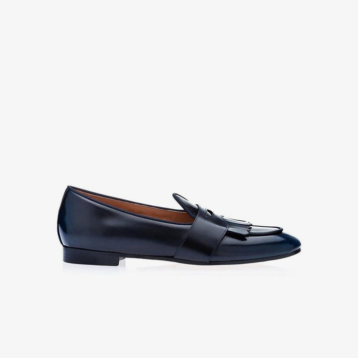 Refined Leather Penny Loafers - ARNO CONTI