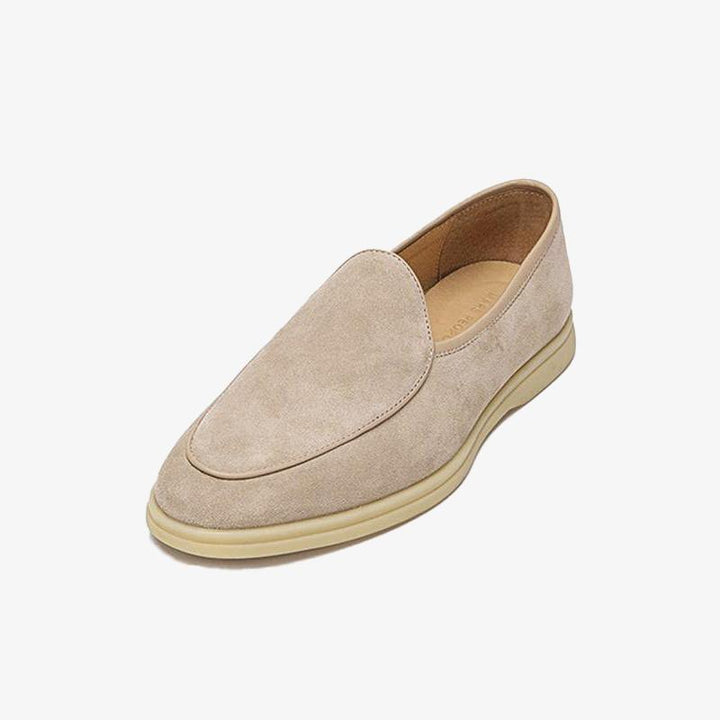 Slip-On Round Toe Cowhide Shoes - ARNO CONTI