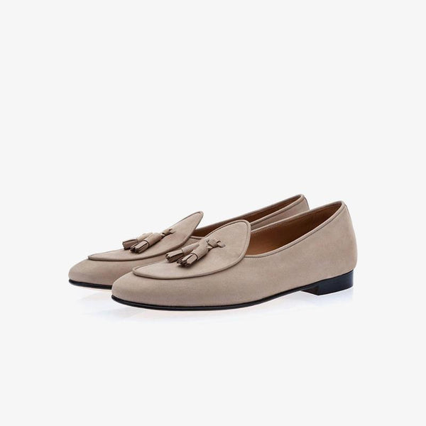 Tassel Loafers in Apricot - ARNO CONTI