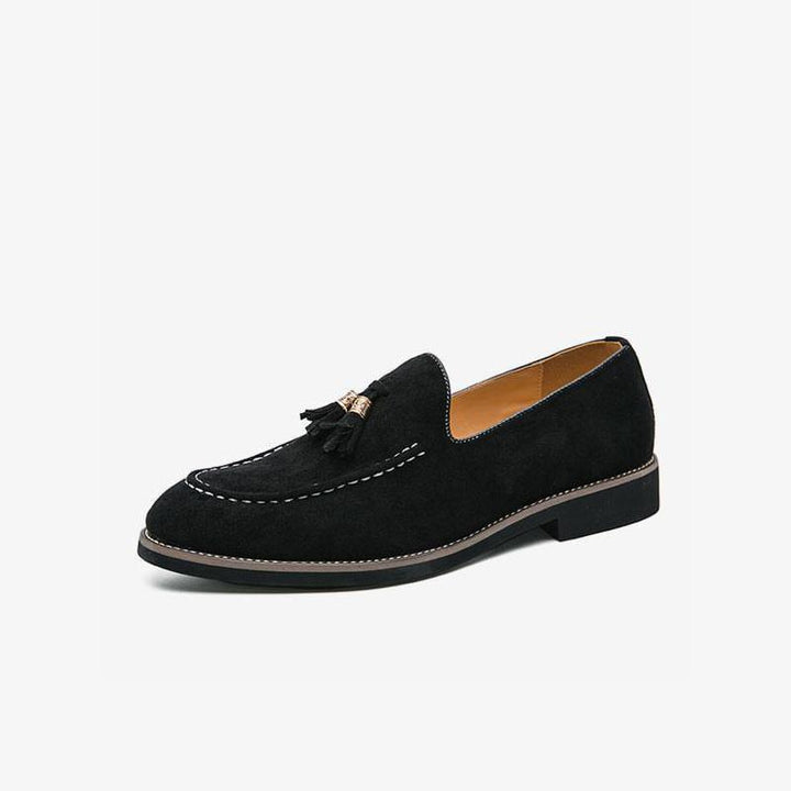 Elegant Suede Tassel Loafers - ARNO CONTI