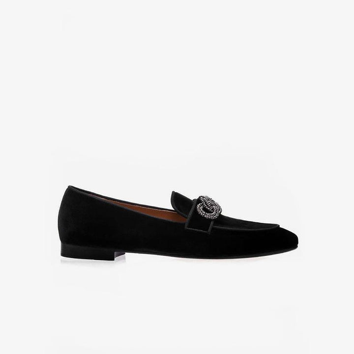 Suede Leather Metal Details Loafer - ARNO CONTI