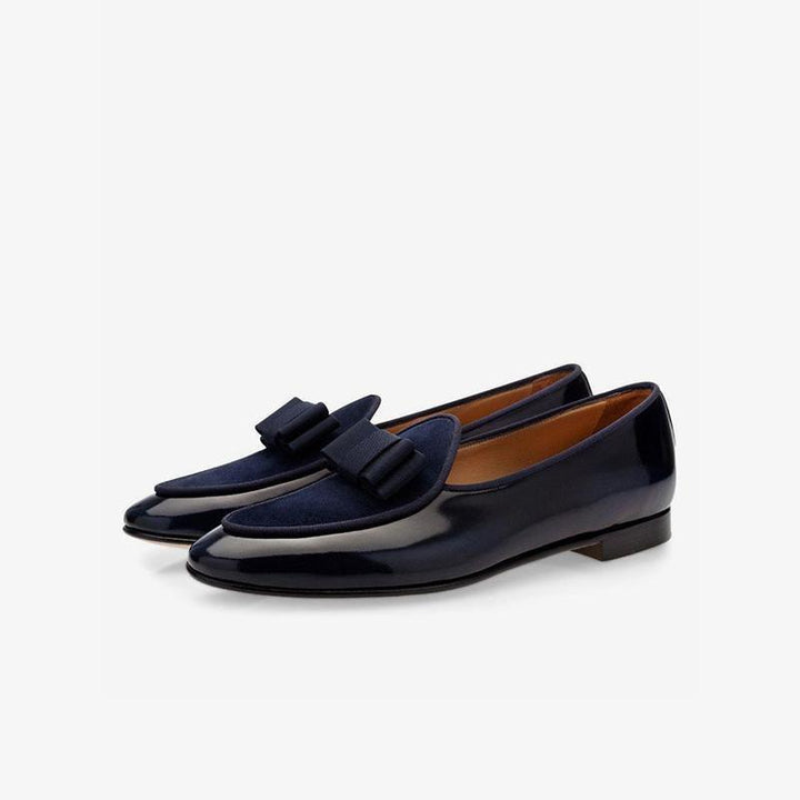 Mens Bowknot Dress Loafers - ARNO CONTI