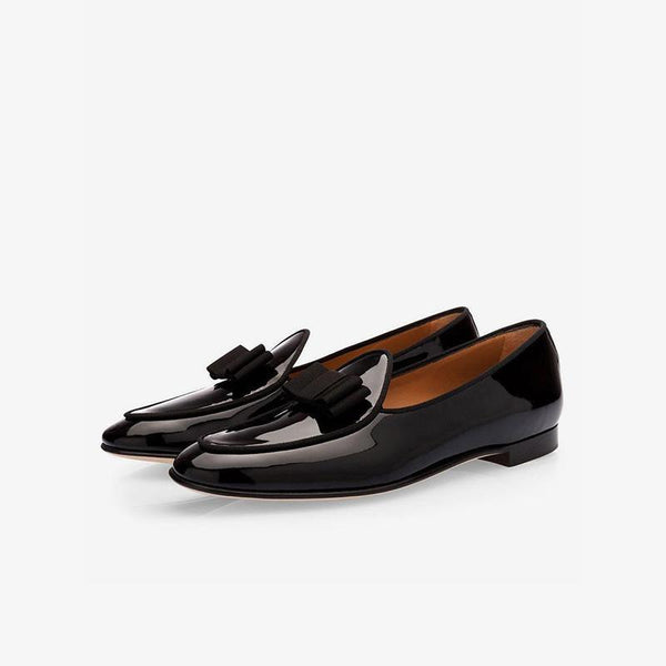 Mens Bowknot Dress Loafers - ARNO CONTI
