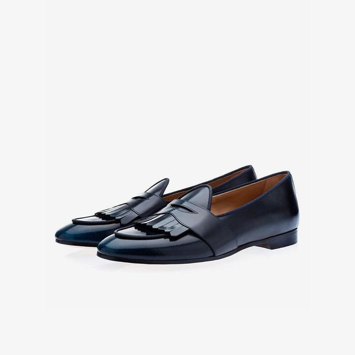 Refined Leather Penny Loafers - ARNO CONTI