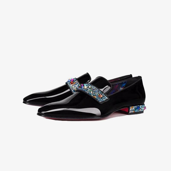 Men patent Leather Loafer Infinity Rocks - ARNO CONTI