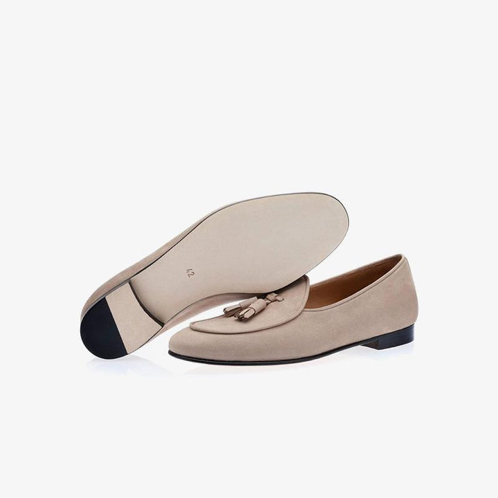 Tassel Loafers in Apricot - ARNO CONTI