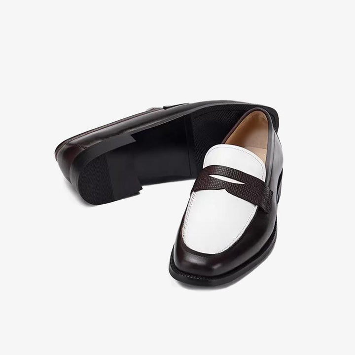 Sophisticated Leather Penny Loafers - ARNO CONTI